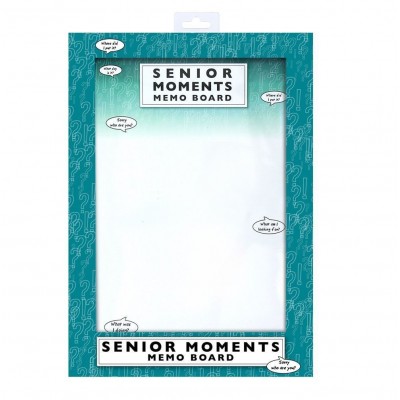Senior moments memo board memory pad whiteboard retirement gift 5022782988463  142697544363